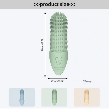 360° Pet Finger Toothbrush Silicone Dental Cleaner