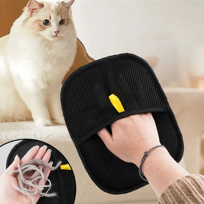 Pet Grooming Gloves Hair Remover Brush