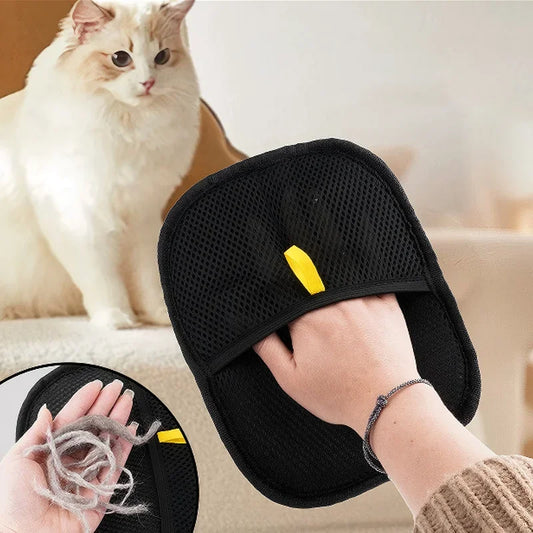 Pet Grooming Gloves Hair Remover Brush