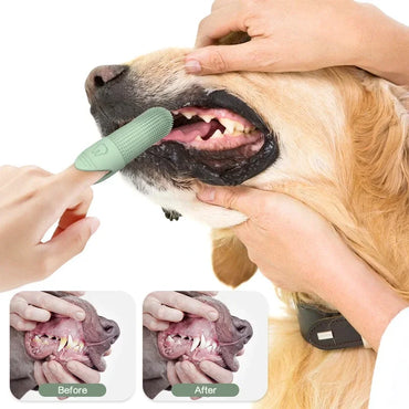 360° Pet Finger Toothbrush Silicone Dental Cleaner