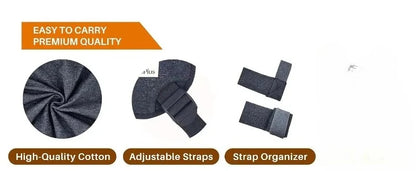 Soft Cotton Carrier Sling for Small Dogs and Cats– Adjustable & Hands-Free